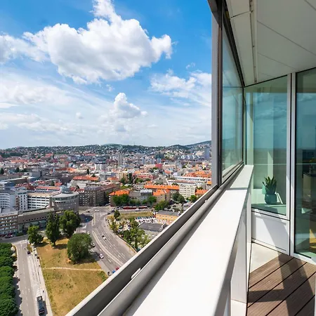 Apartment Panorama Escape 26th Floor - Castle & Views Pressburg
